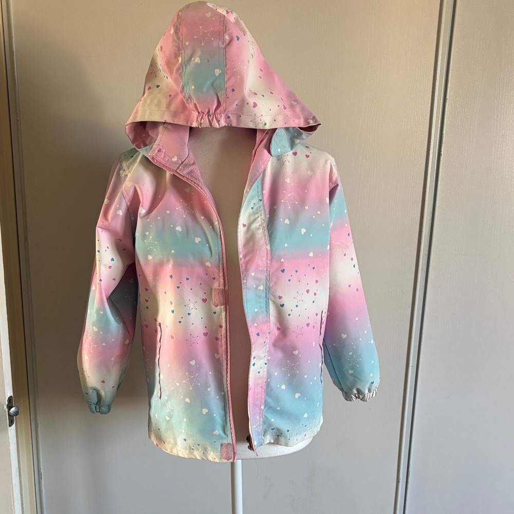 Colorful Kids' Raincoat with Hood